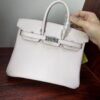Birkin 25 Saddle stitch authentic hand-sewn Rose Sakura Swift Leather with Palladium/Gold HardwareHand stitched Handcrafted