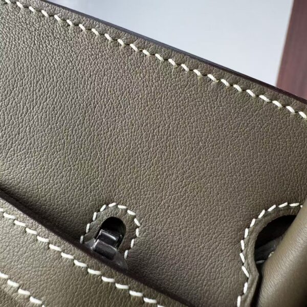 Birkin 25 Cargo: Elephant Grey Canvas with Silver Hardware authentic hand-sewn  sophisticated