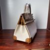 Birkin 25 Canvas & Togo Leather in Gold Brown with Silver Hardware 13 Birkin 25 Canvas & Togo Leather in Gold Brown with Silver Hardware