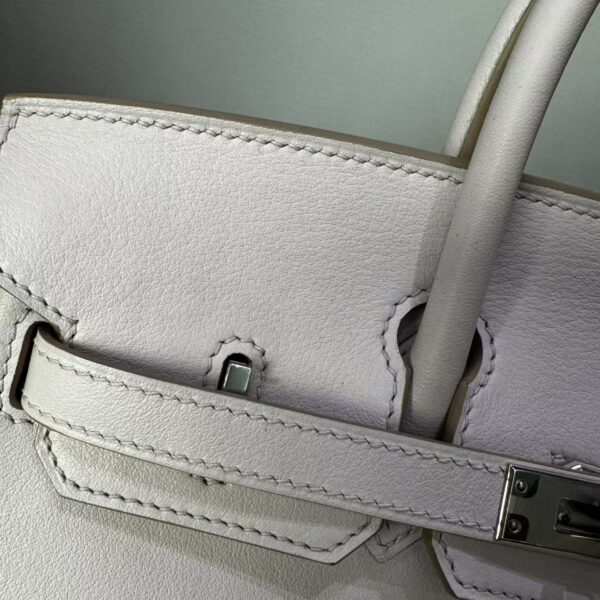 Birkin 25 Saddle stitch authentic hand-sewn Rose Sakura Swift Leather with Palladium/Gold HardwareHand stitched Handcrafted