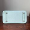 Birkin 25 Hand stitched  Handcrafted authentic hand-sewn Vert Fizz Swift Leather with Palladium Hardware Palladium  Hardware authentic hand-sewn