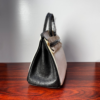 Birkin 25 Ostrich Black/White Silver Hardware authentic hand-sewn sophisticated