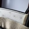 Birkin 25 Ostrich Black/White Silver Hardware authentic hand-sewn sophisticated