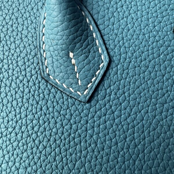 Birkin25 New blue Jean Togo Gold Hardware 25 birkin Saddle stitch 4 Birkin25 New blue Jean Togo Gold Hardware 25 birkin Saddle stitch