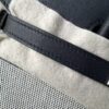 Birkin 25 Cargo Black Canvas Swift Leather Palladium Hardware Saddle stitch