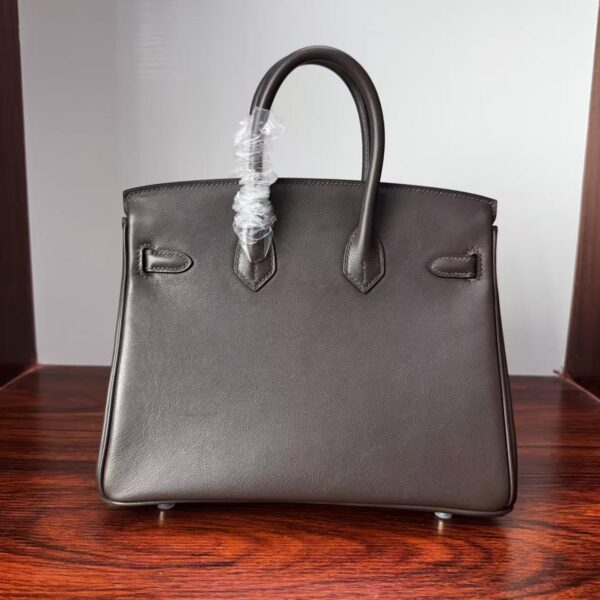 Birkin 25 Sellier Rouge Sellier Swift Leather with Palladium/Gold Hardware Palladium  Hardware