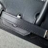 Birkin 25 Cargo Haze Grey Canvas & Swift Leather, Palladium Hardware Hand stitched  Saddle stitch