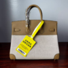 Birkin 25 Biscuit Canvas & Leather Gold Hardware authentic hand-sewn 16 Birkin 25 Biscuit Canvas & Leather Gold Hardware authentic hand-sewn