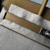 Birkin 25 Canvas & Leather, Biscuit Color, Silver Hardware Hardware Saddle stitch sophisticated