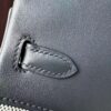Birkin 25 Cargo Haze Grey Canvas & Swift Leather, Palladium Hardware Hand stitched  Saddle stitch
