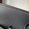 Birkin 25 Cargo Haze Grey Canvas & Swift Leather, Palladium Hardware Hand stitched  Saddle stitch