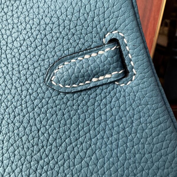 Birkin25 New blue Jean Togo Gold Hardware 25 birkin Saddle stitch 6 Birkin25 New blue Jean Togo Gold Hardware 25 birkin Saddle stitch
