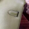 Birkin 25 Hand stitched Saddle stitch Vert Fizz Swift Palladium Hardware Vert Criquet authentic hand-sewn Handcrafted 18 Birkin 25 Hand stitched Saddle stitch Vert Fizz Swift Palladium Hardware Vert Criquet authentic hand-sewn Handcrafted
