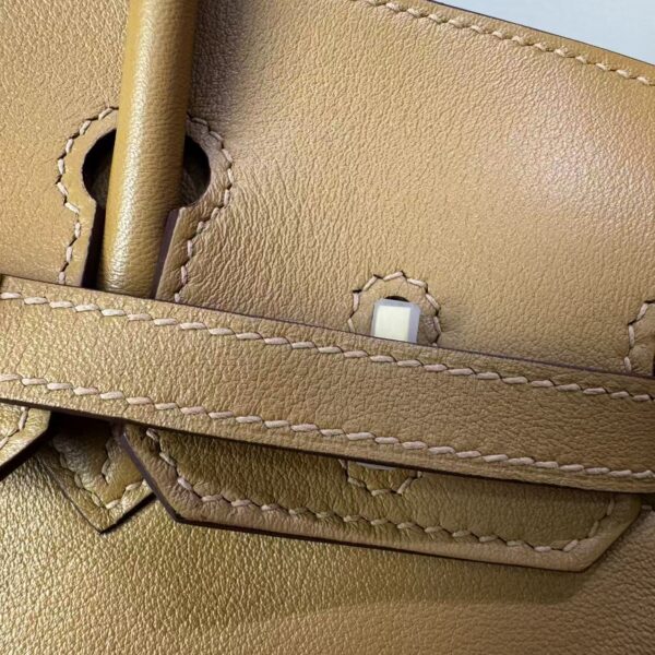 e2e29ea487f28712503a2272a86a47e2 Birkin 25 Biscuit color Jean Swift GOLD Hardware Entirely hand-stitched Original factory leather