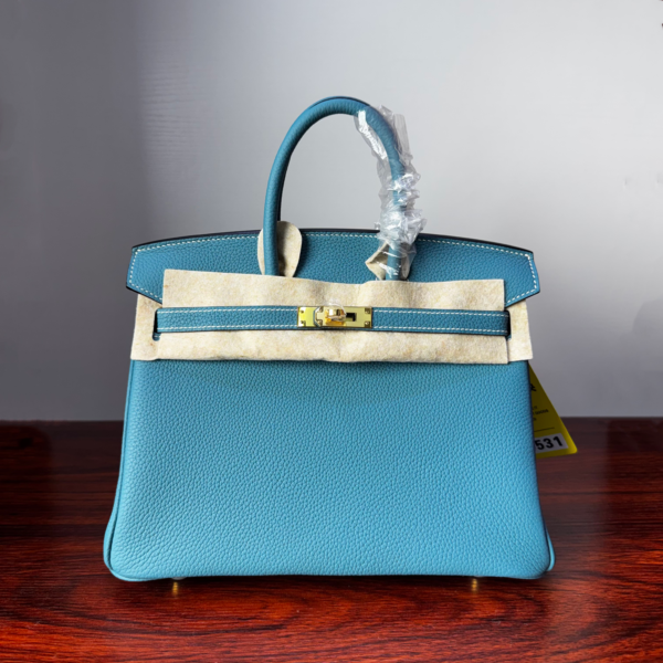 Birkin25 New blue Jean Togo Gold Hardware 25 birkin Saddle stitch 1 Birkin25 New blue Jean Togo Gold Hardware 25 birkin Saddle stitch