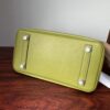 Birkin 25 Hand stitched Saddle stitch Vert Fizz Swift Palladium Hardware Vert Criquet authentic hand-sewn Handcrafted 20 Birkin 25 Hand stitched Saddle stitch Vert Fizz Swift Palladium Hardware Vert Criquet authentic hand-sewn Handcrafted