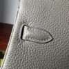 Birkin 25 Hand stitched Handcrafted Gris Asphalte Togo Palladium Hardware Saddle stitch authentic hand-sewn 15 Birkin 25 Hand stitched Handcrafted Gris Asphalte Togo Palladium Hardware Saddle stitch authentic hand-sewn
