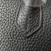 Birkin 25 Saddle stitch authentic hand-sewn Black Togo with Palladium Hardware Hand stitched Handcrafted