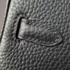 Birkin 25 Saddle stitch authentic hand-sewn Black Togo with Palladium Hardware Hand stitched Handcrafted