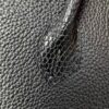 Birkin 25 Touch Noir Black Togo / Lizard, Palladium Hardware 16 Birkin 25 Touch Noir Black Togo / Lizard, Palladium Hardware