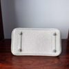 Birkin 25 Glacier White, Matte Alligator, Silver Hardware Hand stitched authentic hand-sewn sophisticated