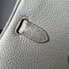 Birkin 25 authentic hand-sewn Touch: Glacier White Crocodile/Togo Mix, Silver Hardware Handcrafted sophisticated 16 Birkin 25 authentic hand-sewn Touch: Glacier White Crocodile/Togo Mix, Silver Hardware Handcrafted sophisticated