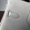 Birkin 25 Saddle stitch authentic hand-sewn Craie Togo Gold Hardware Hand stitched Handcrafted 17 Birkin 25 Saddle stitch authentic hand-sewn Craie Togo Gold Hardware Hand stitched Handcrafted