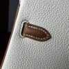 Birkin 25 Handcrafted authentic hand-sewn Togo Leather in Milkshake White & Gold, Gold Hardware Hand stitched Saddle stitch 17 Birkin 25 Handcrafted authentic hand-sewn Togo Leather in Milkshake White & Gold, Gold Hardware Hand stitched Saddle stitch