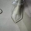 Birkin 25 Handcrafted Sellier Togo Milk White GHW Hand stitched  authentic hand-sewn