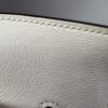 Birkin 25 NATE Swift Palladium Hardware Biscuit-colored Swift leather Handmade women's handbag