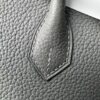 Birkin 25  Saddle stitch authentic hand-sewn in Colombe Grey Togo Leather with Silver Hardware Hand stitched Handcrafted