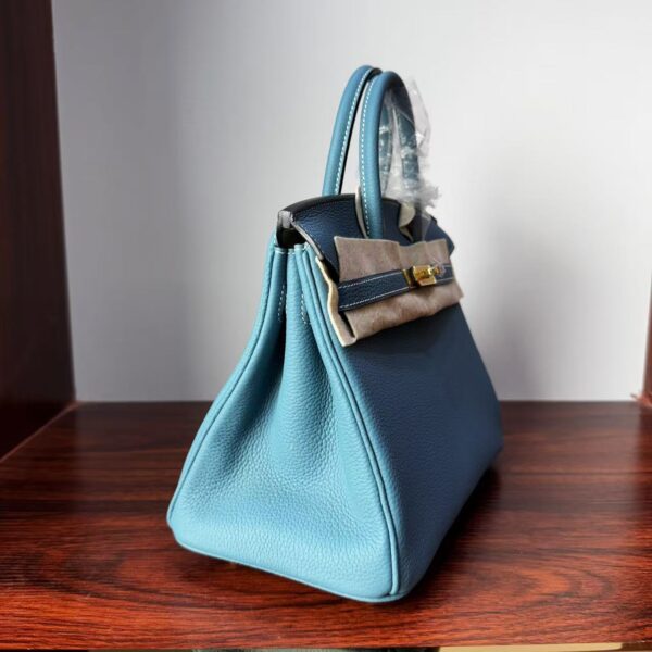 Birkin 25 New Bleu Jean Togo Gold Hardware 3 Birkin 25 New Bleu Jean Togo Gold Hardware