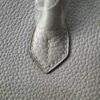 Birkin25 authentic hand-sewn Handcrafted Pearl Grey Togo Silver sophisticated Hand stitched