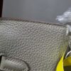 Birkin 25 Gris Perle Togo Leather Gold Hardware Hand stitched authentic hand-sewn 13 Birkin 25 Gris Perle Togo Leather Gold Hardware Hand stitched authentic hand-sewn