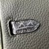 Birkin25 Hand stitched Handcrafted Graphite Grey,  Saddle stitch Niloticus Crocodile, Palladium Hardware authentic hand-sewn sophisticated