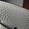 Birkin25 Handcrafted Togo authentic hand-sewn Leather Mushroom White Silver Hardware Saddle stitch Hand stitched 15 Birkin25 Handcrafted Togo authentic hand-sewn Leather Mushroom White Silver Hardware Saddle stitch Hand stitched