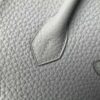 Birkin25 Handcrafted Togo authentic hand-sewn Leather Mushroom White Silver Hardware Saddle stitch Hand stitched 16 Birkin25 Handcrafted Togo authentic hand-sewn Leather Mushroom White Silver Hardware Saddle stitch Hand stitched