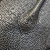 Birkin 25 Saddle stitch authentic hand-sewn Black Barenia Faubourg Saddle Leather Silver Hardware Hand stitched Handcrafted 18 Birkin 25 Saddle stitch authentic hand-sewn Black Barenia Faubourg Saddle Leather Silver Hardware Hand stitched Handcrafted