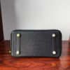 Birkin 25 Black Togo Leather with Lizard Skin Trim, Gold Hardware