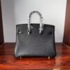Birkin 25 Handcrafted Saddle stitch Touch Noir Black Nile Crocodile Gold Hardware Hand stitched authentic hand-sewn 10 Birkin 25 Handcrafted Saddle stitch Touch Noir Black Nile Crocodile Gold Hardware Hand stitched authentic hand-sewn