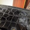 Birkin 25 Handcrafted Saddle stitch Touch Noir Black Nile Crocodile Gold Hardware Hand stitched authentic hand-sewn 13 Birkin 25 Handcrafted Saddle stitch Touch Noir Black Nile Crocodile Gold Hardware Hand stitched authentic hand-sewn